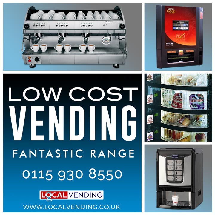Low cost affordable vending machines