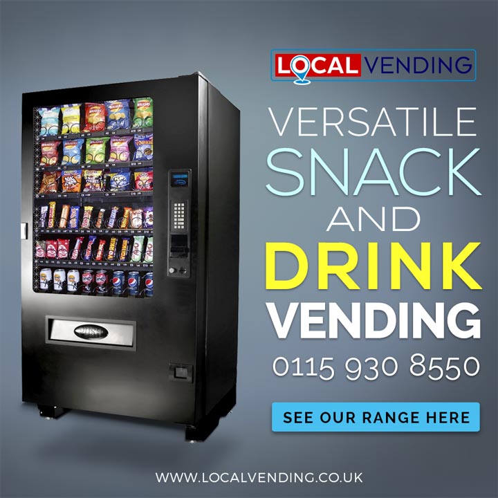 Versatile snacks and drinks vending