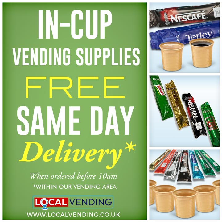 In Cup vending supplies